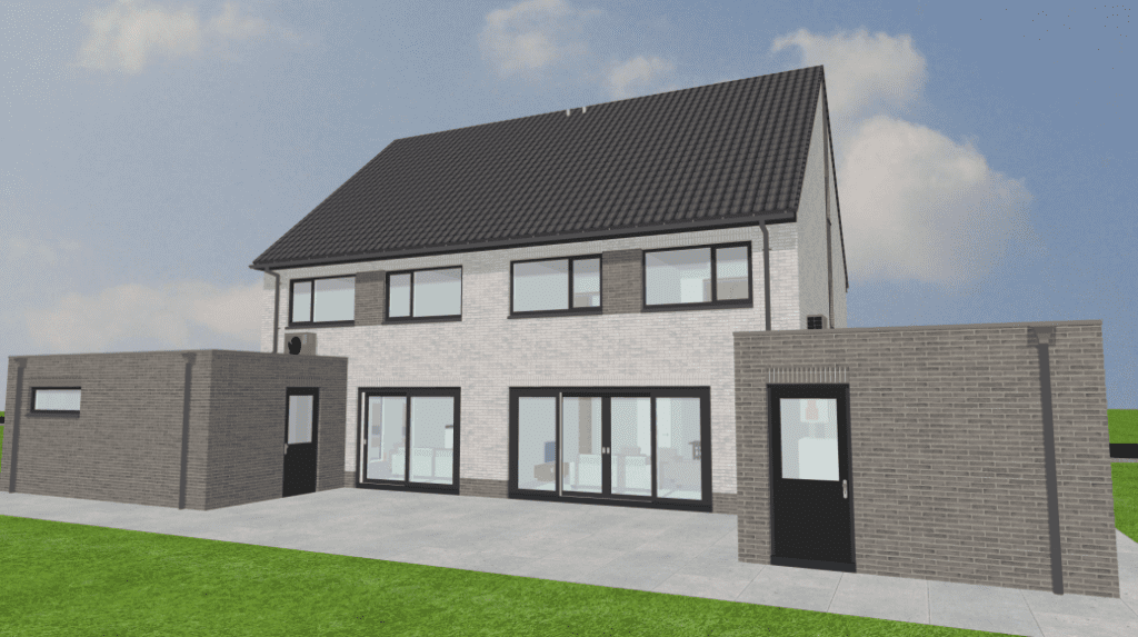 Nieuwbouw 2^1-kapwoning Veenwouden
