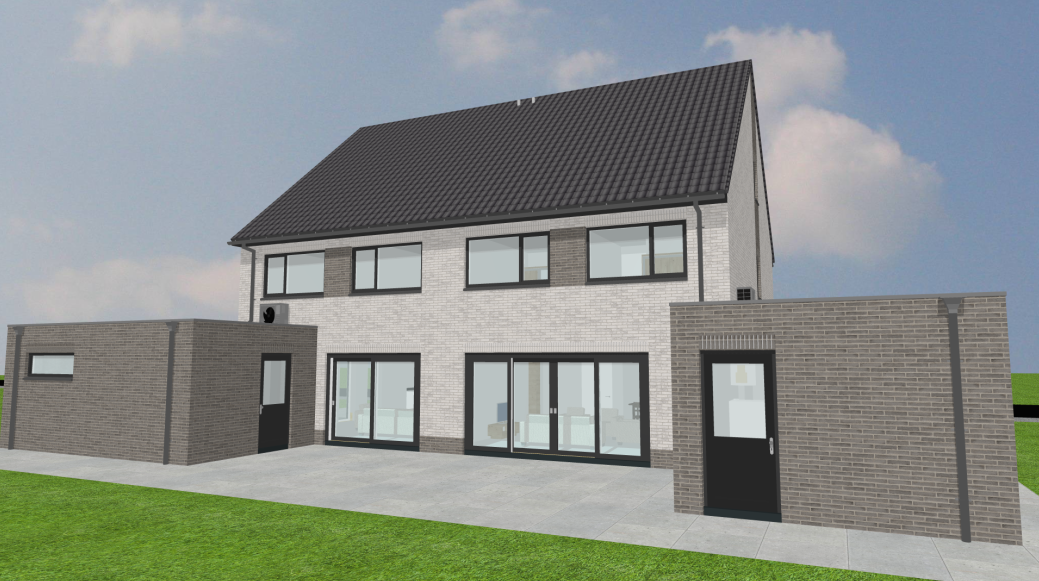 Nieuwbouw 2^1-kapwoning Veenwouden