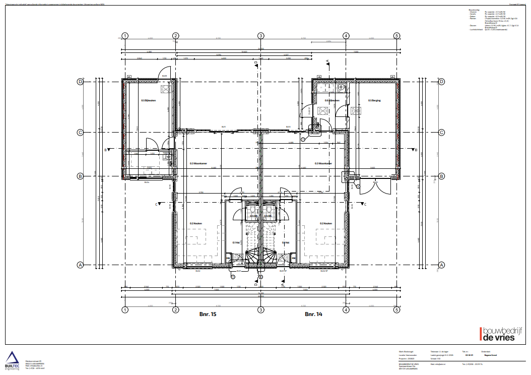 Nieuwbouw 2^1-kapwoning Veenwouden