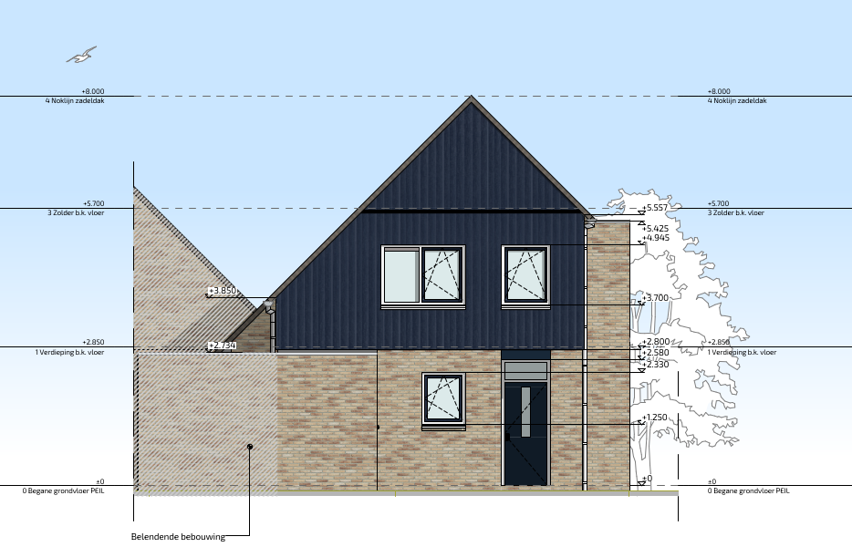 Albert Schweitzerstraat Dakopbouw